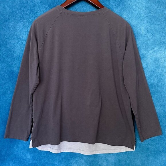 Ruby Rd Embroidered Lace Top, Large - Picture 2 of 4